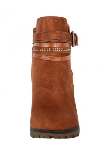 Полусапожки на высоком каблуке