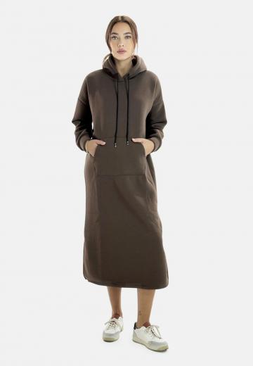 Пуловер с капюшоном