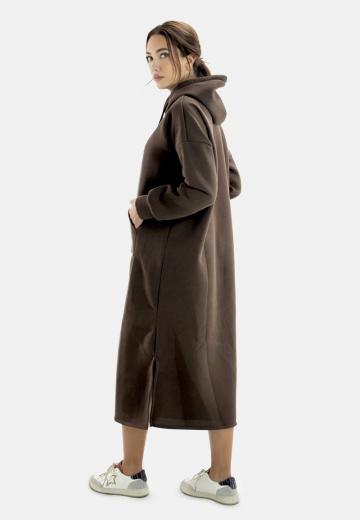 Пуловер с капюшоном