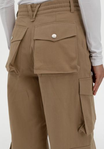 Юбка с накладными карманами