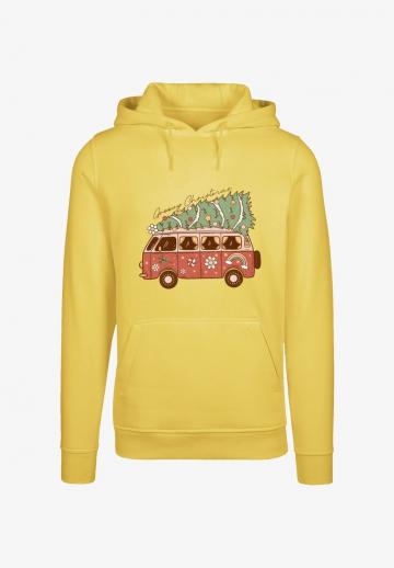 Пуловер с капюшоном