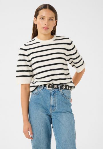 Пуловер с коротким рукавом