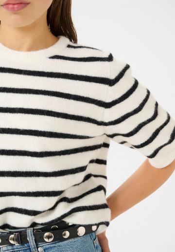 Пуловер с коротким рукавом