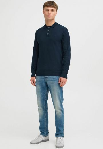 Поло с длинным рукавом
