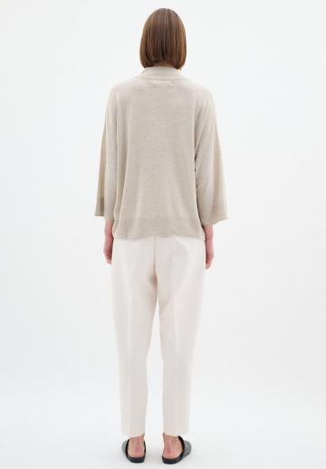 Пуловер с рукавом три четверти