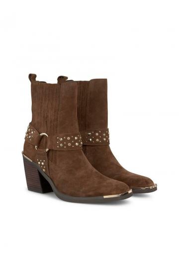 Полусапожки на высоком каблуке