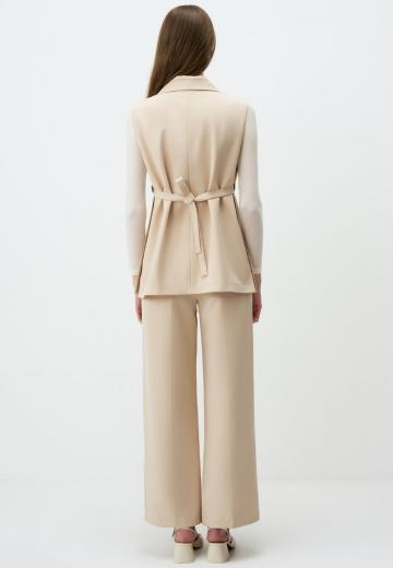 Длинный жилет