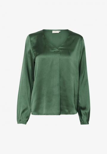 Атласная блузка