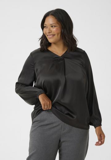 Атласная блузка