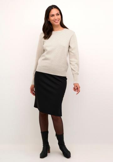 Пуловер в полоску