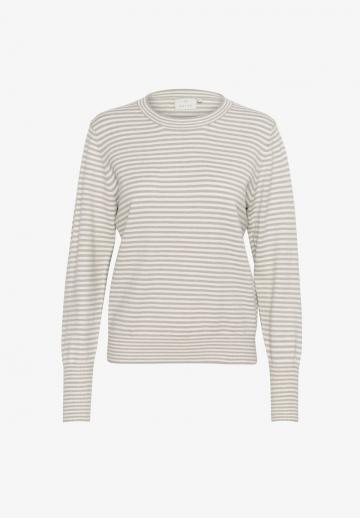 Пуловер в полоску