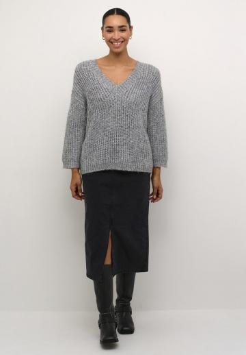 Пуловер с рукавом три четверти