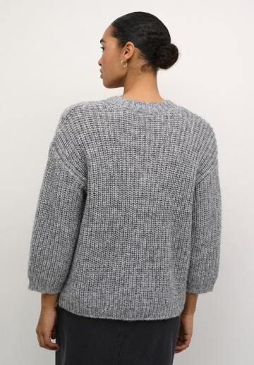 Пуловер с рукавом три четверти