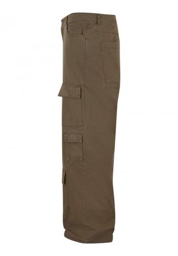 Брюки с накладными карманами