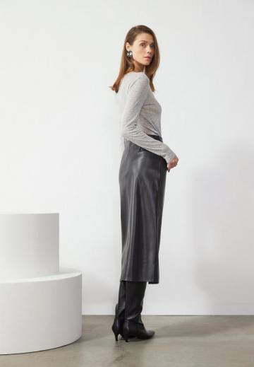 Кожаная юбка