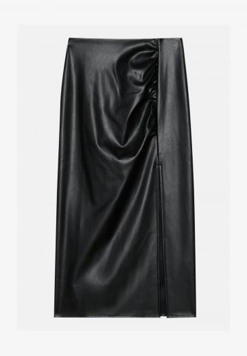 Кожаная юбка