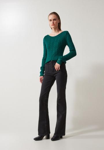 Длинный пуловер