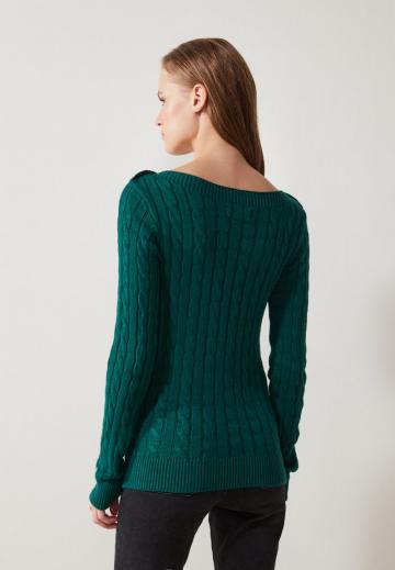 Длинный пуловер