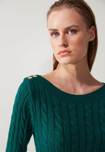 Длинный пуловер