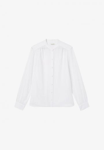 Атласная блузка