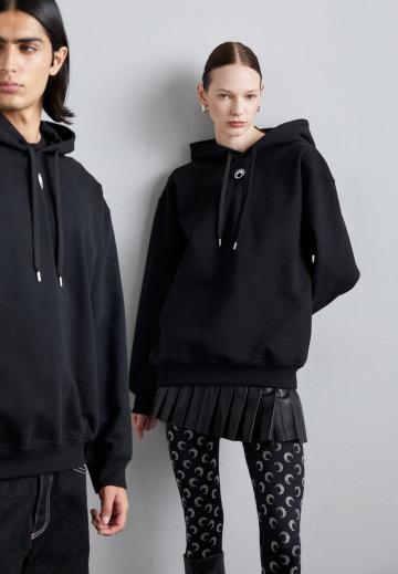 Пуловер с капюшоном