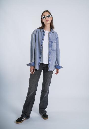 Джинсовая блузка