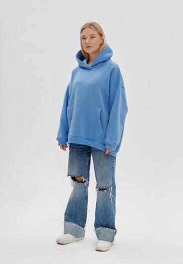 Пуловер с капюшоном