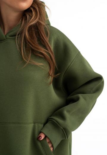 Пуловер с капюшоном