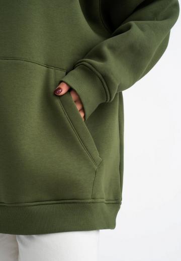 Пуловер с капюшоном