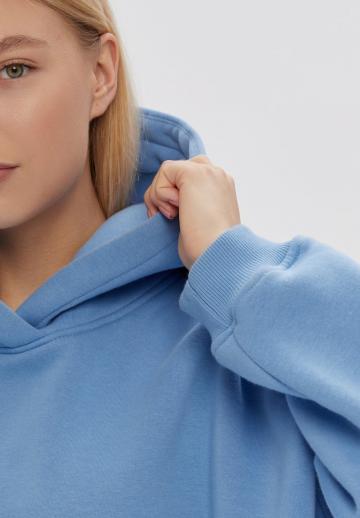 Пуловер с капюшоном