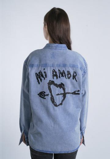 Джинсовая блузка