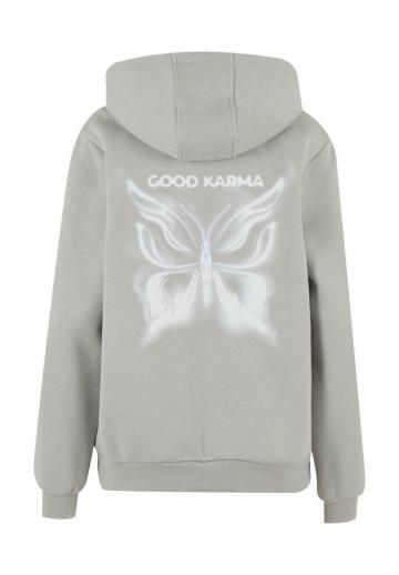 Пуловер с капюшоном