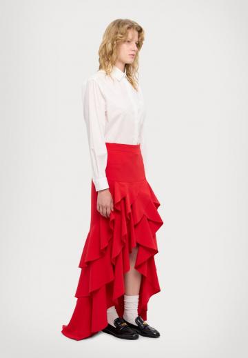 Юбка с воланами