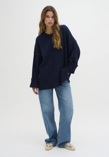 Длинный пуловер