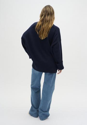 Длинный пуловер