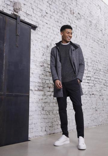 Шерстяное пальто