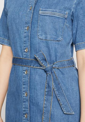 Джинсовое платье