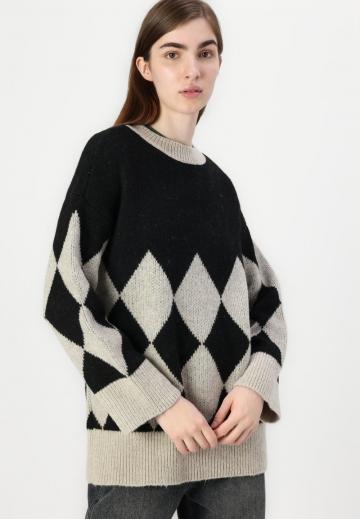 Длинный пуловер