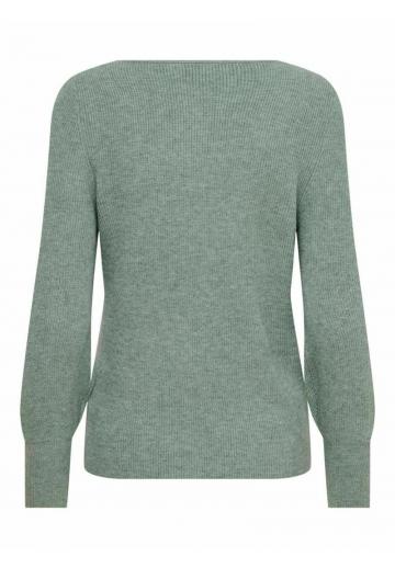 Пуловер с вырезом V