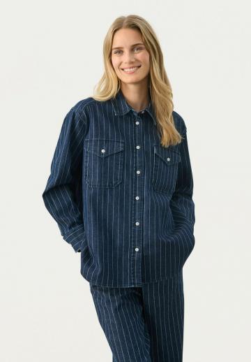 Джинсовая блузка