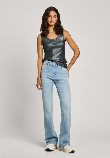 Клешеные джинсы