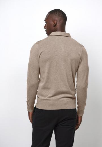 Поло с длинным рукавом