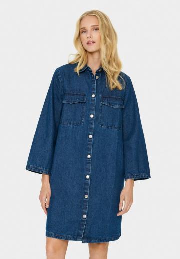 Джинсовое платье