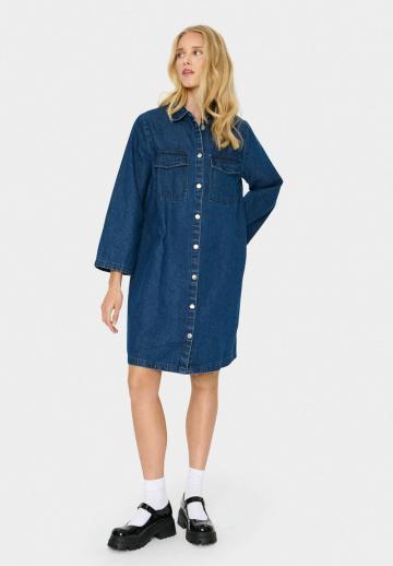 Джинсовое платье