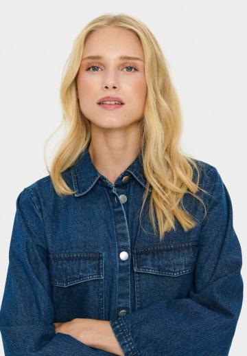 Джинсовое платье