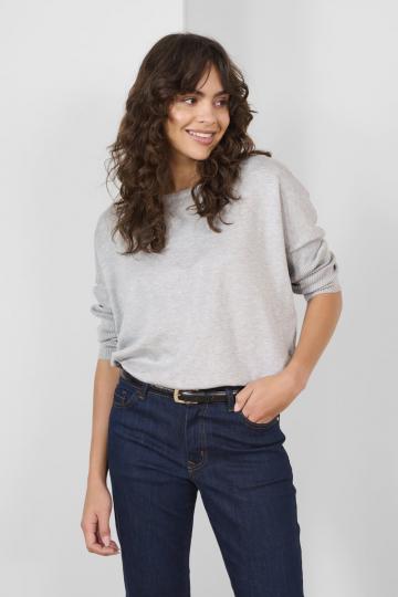 Пуловер с рукавом три четверти