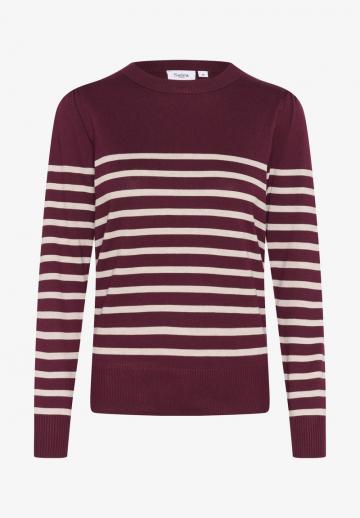 Пуловер в полоску