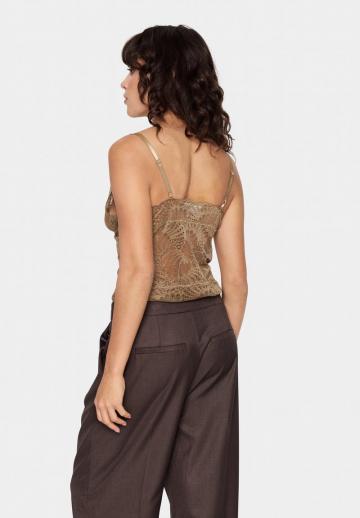 Топ на бретельках