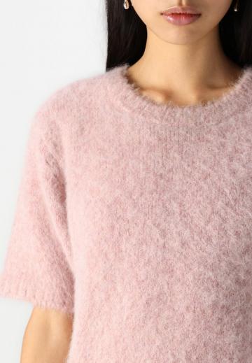 Пуловер с коротким рукавом