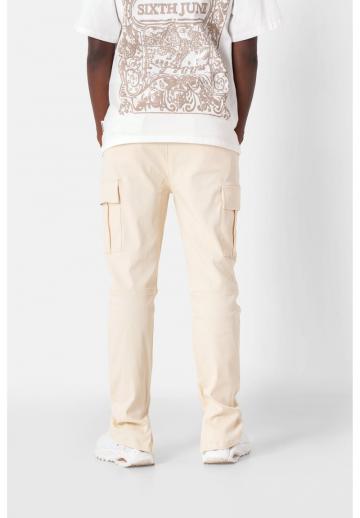 Брюки с накладными карманами